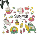 clothes flamingo  patches heat transfer stickers diy iron on appliques ME