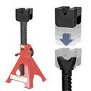 Square Car Universal Slotted Frame Rail Floor Jack Guard Adapter Lift Rubber Pad
