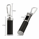 Pocket Cigarette Ashtray Stainless Steel Cylindrical Metal Key Chain Hasp Dyqq
