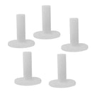 Pack Of 5 Rubber Dual Purpose Golf Driving Range Tees Home Range Tee White