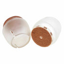 Transparent Silicone Chair Leg Caps Felt Pads Furniture Pad Chair Leg Floor