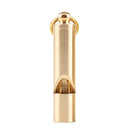 Solid Brass Whistle DIY Gear Key Ring Chain Charm Pendants Craft Accessory