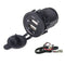 12V-24V 2 USB Port Car Charger Cigarette Lighter Socket Power Adapter +Wire Fuse