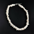 White Puka Shell Necklace Surfer Beach Holidays Gift Hippy Boho Gift Choker H7