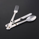 Portable Combination Cutlery Three Sets Of Cutlery Spoons Multifunctional C