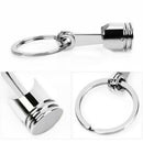 1*Cute Car Metal Piston Keychain Keyfob Engine Fob Key Chain Ring Keyring CA