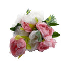 flowers peony silk wedding 10 head bouquet decorative ornaments artificial  P7J9