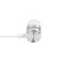 3.5mm Wired Earphones Super Bass Stereo In-Ear Earbuds for Phone (White) A