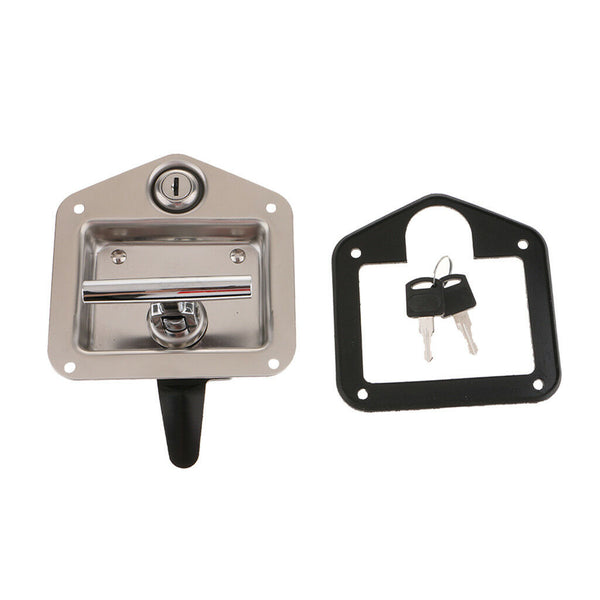 Stainless Steel Car Truck Toolbox Lock Latch Paddle Handle Lock RV Trailer