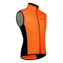 Unisex Reflective Bike Cycling Windproof Vest Running Sports Coat XL Orange