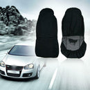 Universal Car Front Rear Seat Covers Cushion Pad for Crossovers SUV Black