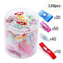 Paper 29NU Plastic Sewing Fabric Clips Edging 120PCS Quilting Colorful Binding