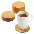 Set of 10 Cork Bar Drink Coasters - Absorbent and Reusable - 90mm, 5mm Thic