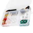 28Pcs/Set TIG Welding Torch Gas Lens 4 5 6 7 8 Pyrex Cup Kit for Tig WP-17/