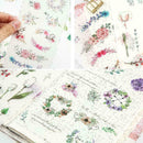 6pcs Natural Decorative Adhesive Stickers Diary Stationery DIY Scrapbooking X5G1