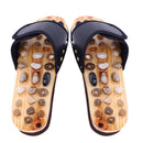 Pebble Stone Foot Massage Slippers Reflexology Feet Elderly Acupuncture Hea