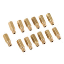 1 Set Brass Motorcycle Main Jet Kit Carburetor 13 Size Injector Nozzle