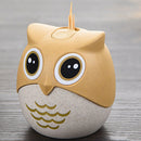 Owl Design Easy Clean Dispenser Kitchen Automatic PP Hand Press Toothpick Holder