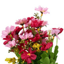 1 Bunch of Cineraria Artificial Flower Bouquet Home Office Decor U9A3