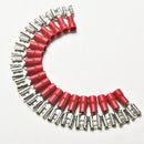 New 20 RED Female Insulated Spade Wire Connector Crimp Terminal 18-22AWG  JR