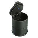 1X(Ashtray With Lid And Led Light For Cup Holder