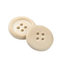 50pcs Mixed Lot Wood Handmade 4 Holes Wooden Buttons Sewing Scrapbooking DIY