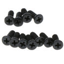 11pcs Game Console Housing Cover Repair Screws Set for Sony PSV2000 Black