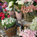 Wooden Mini Blackboard Chalkboard Message Sign Hanging Tags Wedding 10Pcs