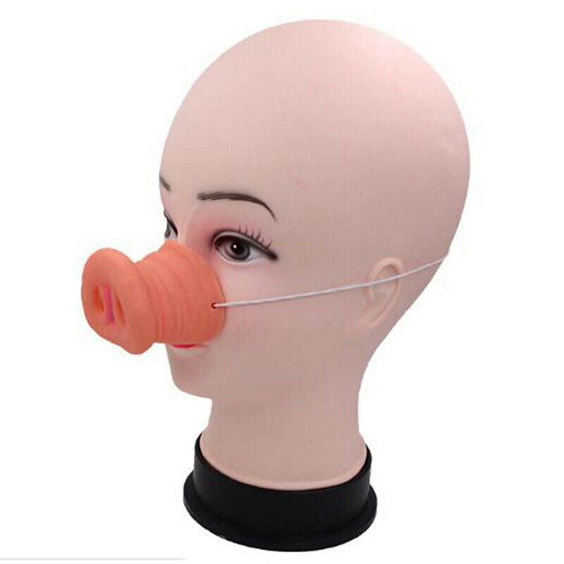 Cute Halloween Rubber Pig Nose Costume Snout Funny Tricks Themed Party MaskOZ