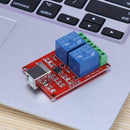 5V 2 Channel Driver-Free USB Smart Control Switch Relay Module for PC