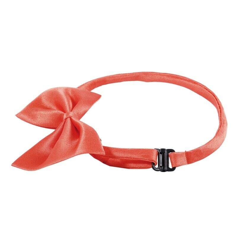 Dog Cat Bow Tie Bowtie Pet Adjustable Collar Orange