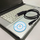 1PCS K Head Walkie Talkie Writing Line USB Computer FM Front BF-UV5R EKU