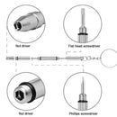 Eyeglasses Repair Kits Screw Screwdriver Nut Tool For Sunglasses Watch Nose Pads