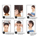 Shoulder Length Women Short  Kinky Curly Synthetic Hair Wigs Black
