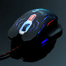 1X(Dtime Silent Click Usb Wired Gaming Mouse 6 Buttons 3200Dpi Mute Optical