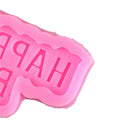 Happy birthday fondant cake decorating silicone mold baking tools xmas decor  JR