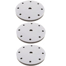 3 Pieces 6-Inch 9 Holes Soft Sponge Interface Pads Back-up Sanding Pad Tool
