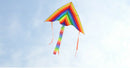 1m Rainbow Delta Kite outdoor sports for kids Toys easy to flylj