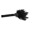 Womens Feather Headband Gatsby 20s Flapper Beaded Fascinator Wedding Bridal