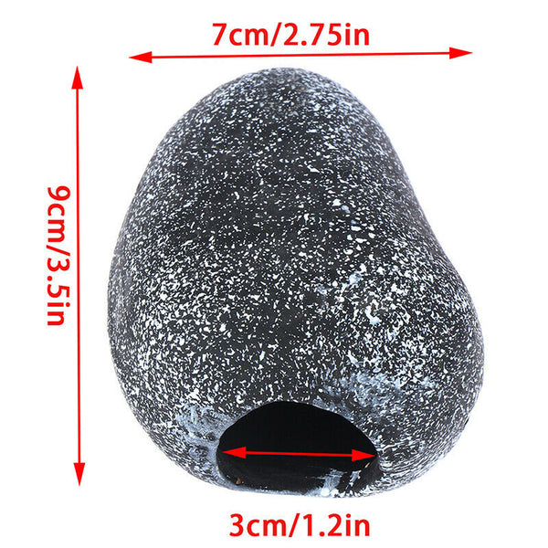 Cichlid Stone Aquarium Rock Shrimp Breeding Cave Hideaway Fish Tank Decorat Nd