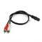 Premium 3.5mm Y Audio Cable Cord Stereo Female Mini Jack to 2 RCA Male Adapter
