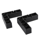 2Pcs Plastic Precision 90 Right Angle Positioning Block Jig Clamp For Wood