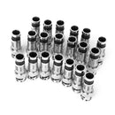 20x BNC Compression Connector RG59/RG60 CCTV Coax Coaxial Cable Adapter Male