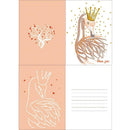 5D DIY Drills Diamond Painting Crown Deer Greeting Card Wedding Party Gifts