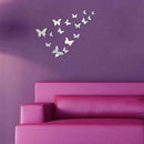 Creative Plastic Butterfly Wall Stickers DIY Kids Bedroom Animal Art Decor