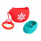 Santa Claus Gloves Silicone Case Earbuds Scratch-resistant Container for AirPods