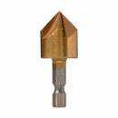 3pc Set Drill Bit Countersink Titanium Coated Hex Cutter HSS Hexagon Shaft V4U5
