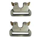 Black Quick Side Release Metal Strap Buckle for Bags Luggage Webbing