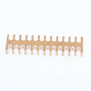 White Sleeved Extension Cable Power Supply Adapter 24 to 24 Pin Connector for PC