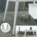 2x Office Cubicle Clips Partitions Panel Accessories For Wooden/Glass Partition